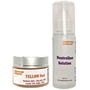 R37 Yellow Peel 30 GM JAR Peel for Chemical Peeling. Professional Use 30ml  Retinol 20%, Glycolic 30% Lactic 20%, Kojic 10%