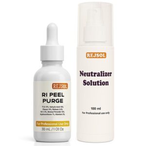 R159 RI PEEL Purge for Chemical Peeling. Professional Use 30ml  TCA 15%, Sali 15%, Phenol 15%, Retinol 0.5%, Vit C 6%, Benzoyl Peroxide 10%, Hydrocortisone 1%, Allantoin 3%