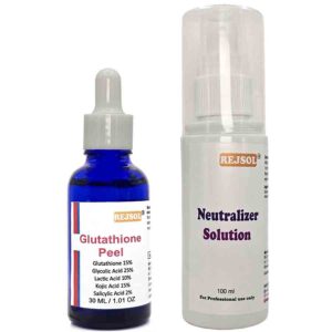 R49 Glutathione Peel for Chemical Peeling. Professional Use 30ml  Glutathione 15%, Glycolic 25%, Kojic 15%, Lactic 10%, Salicylic 2%