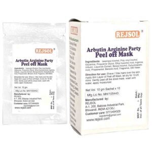 R86 ARBUTIN ARGININE PARTY PEEL OFF MASK 10 GM Sachet 10Nos